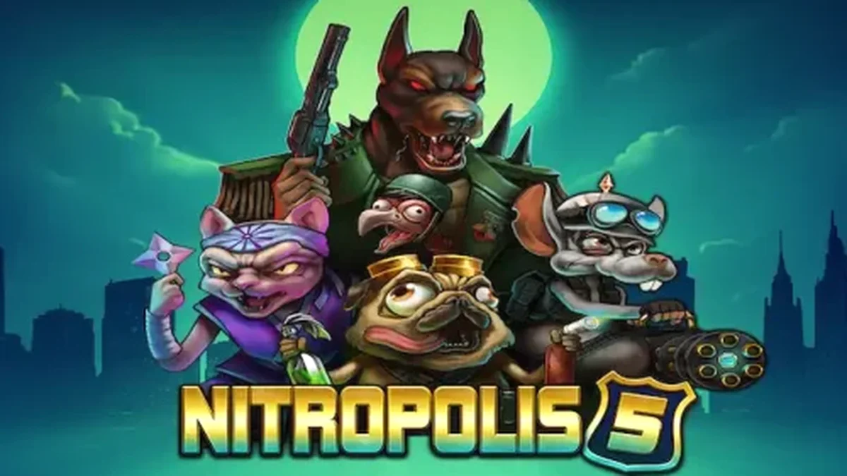 Nitropolis 5 slot machine gameplay interface